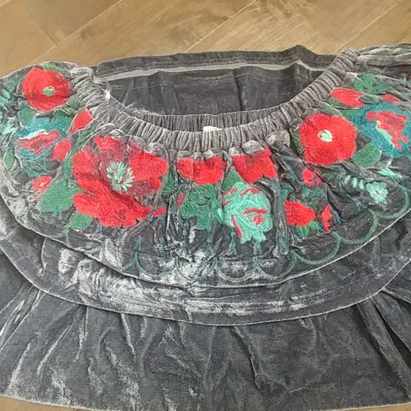 Velvet Off The Shoulder Dress - Picture 8 of 8